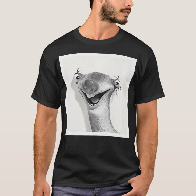 Ice Age Sid the Sloth Foto Booth Portrait Premium T-Shirt (Vorderseite)