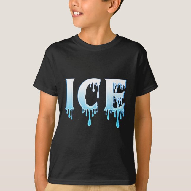 Ice And Fire Halloween Couples Matching Party Cost T-Shirt (Vorderseite)