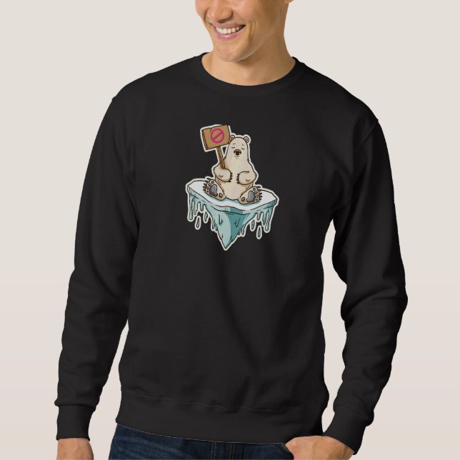 Ice Bear Environment Protest Sweatshirt (Vorderseite)