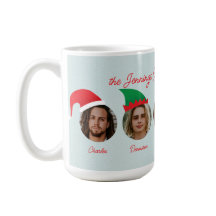 Ice Blue Christmas Crew Santa Elf hat fünf Fotos