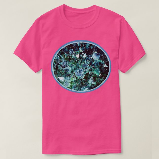 Ice Blue Crystals T-Shirt (Design vorne)