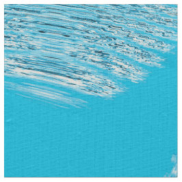 Ice Blue Ivory Linen Fabric Stoff