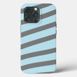 Ice Blue Minimalistisch Geometric Tough Case iPhon
