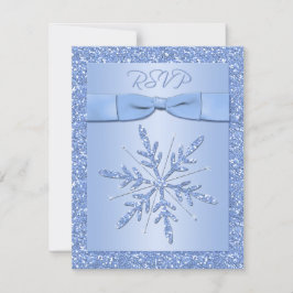 Ice Blue RSVP Card (NICHT mit Square Invite zu ver Karte