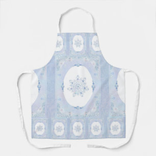Ice Blue Snowflake Schürze