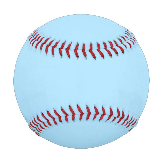 Ice Blue Solid Color | Classic | elegant Baseball (Vorderseite)