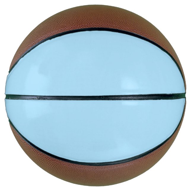 Ice Blue Solid Color | Classic | elegant Basketball (Vorderseite)
