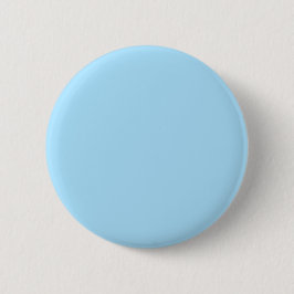 Ice Blue Solid Color | Classic | elegant Button