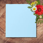 Ice Blue Solid Color | Classic | elegant Notizblock<br><div class="desc">Ice Blue Solid Color | Classic | elegant | Trendy | Stilvoll | Geschenk</div>