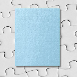 Ice Blue Solid Color | Classic | elegant Puzzle