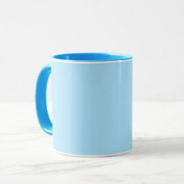 Ice Blue Solid Color | Classic | elegant Tasse