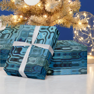 Ice Blue Wonder Geschenkpapier