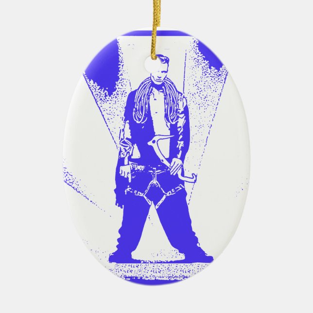 Ice Climb Baby Keramik Ornament (Vorne)