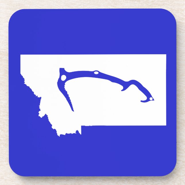 Ice Climb Montana Getränkeuntersetzer (Vorderseite)