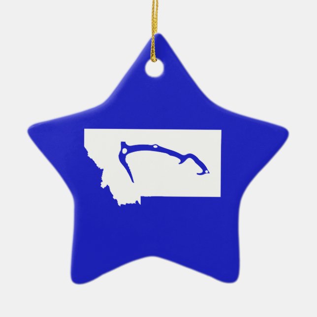 Ice Climb Montana Keramik Ornament (Vorne)