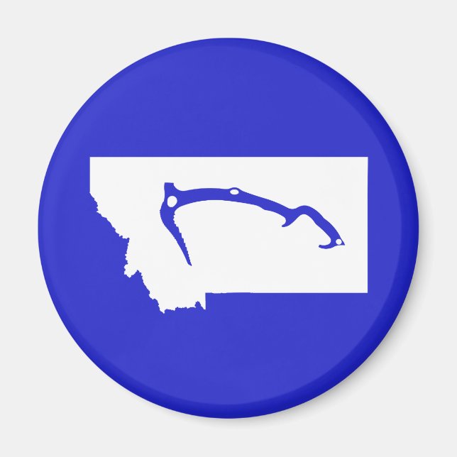 Ice Climb Montana Magnet (Vorne)