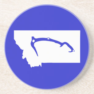 Ice Climb Montana Sandstein Untersetzer