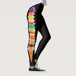 Ice Cream Binge Deco Leggings