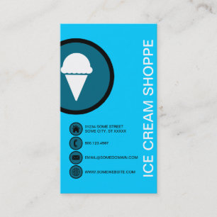 ICE-CREAM-Blasen Visitenkarte