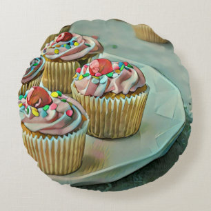 Ice cream cake rundes kissen