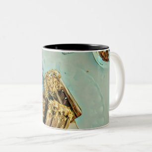 Ice cream cake zweifarbige tasse