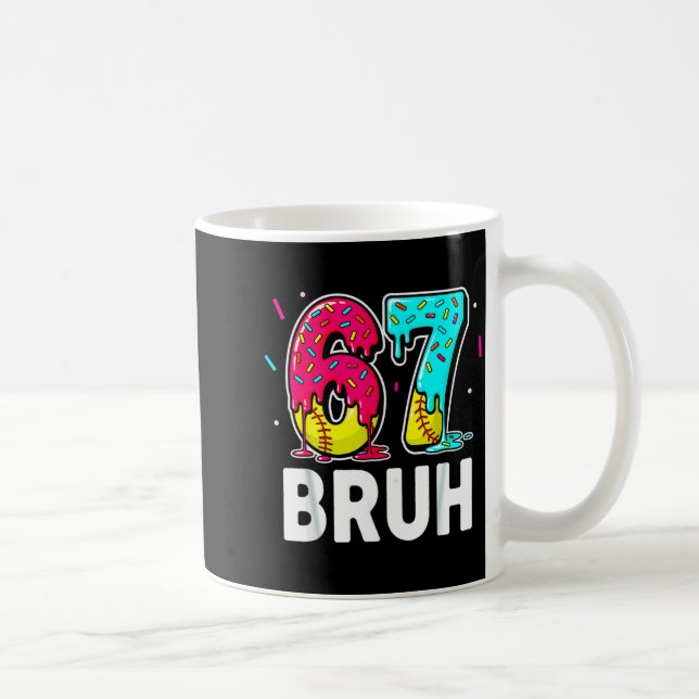 Ice Cream Dripng Softball Drip Fun 6 7 Six Seven M Kaffeetasse (Rechts)