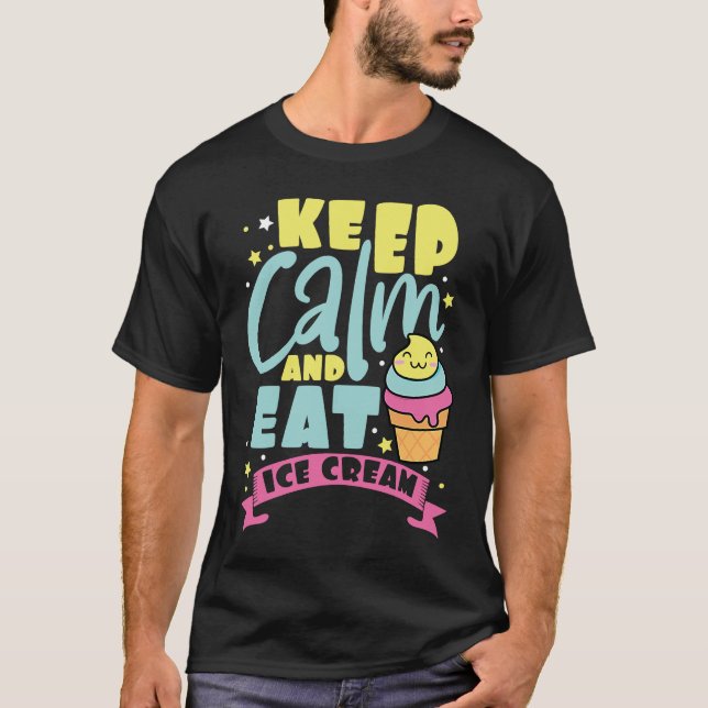 Ice Cream   Ice I Love Ice Cream  1 T-Shirt (Vorderseite)