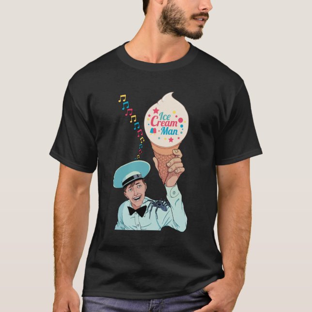 ICE CREAM MAN IMAGE T-Shirt (Vorderseite)