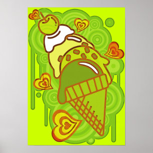 Ice_Cream_Paint Poster