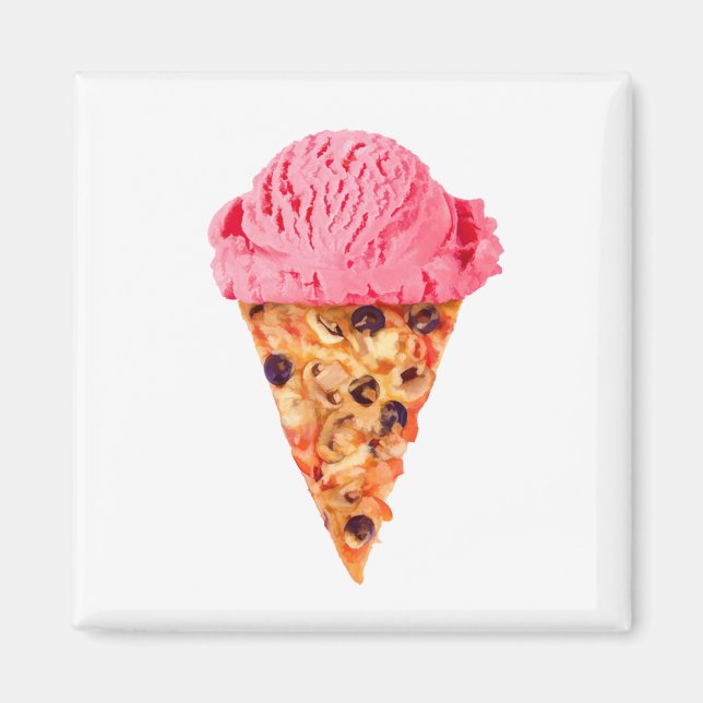 Ice Cream Pizza Magnet (Vorne)