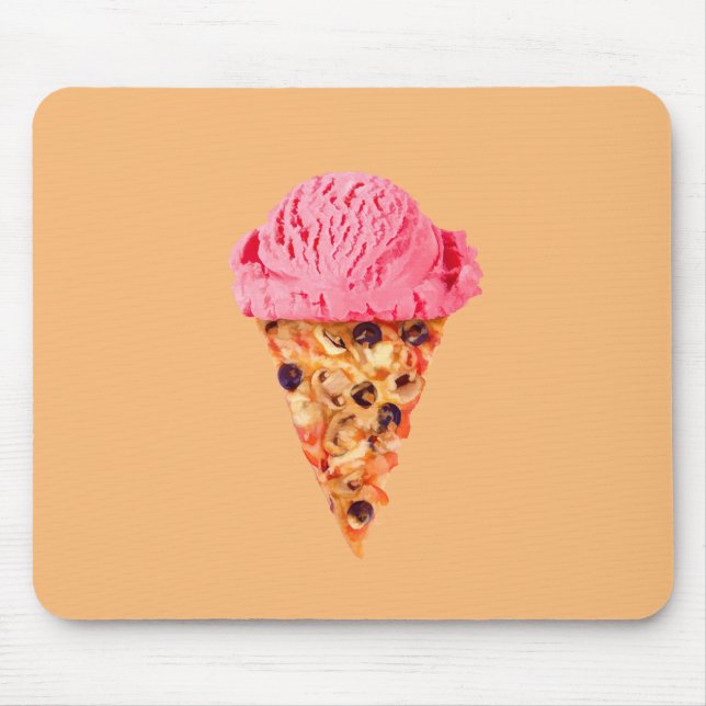 Ice Cream Pizza Mouse Pad Mousepad (Vorne)