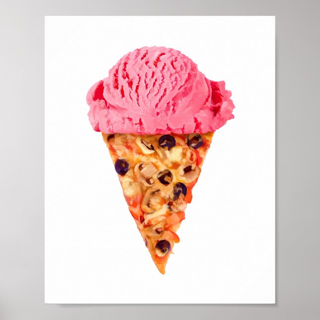Ice Cream Pizza Poster (Vorne)