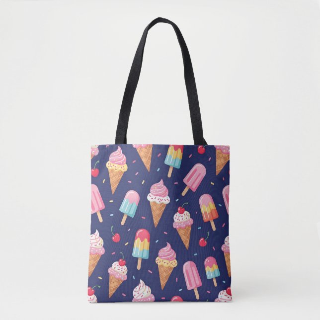 Ice cream, popsicles and cherries pattern (Vorderseite)