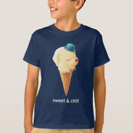 Ice Cream Puppy – Sweet & Chill T-Shirt