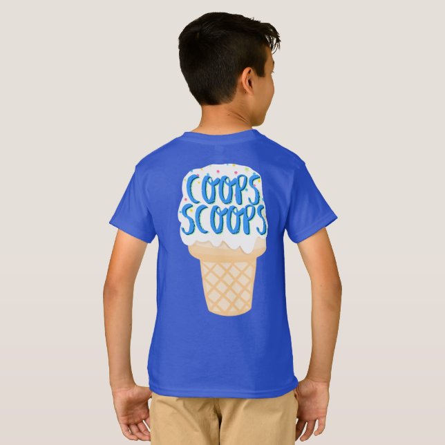Ice Cream Shirt for Kids (Schwarz voll)