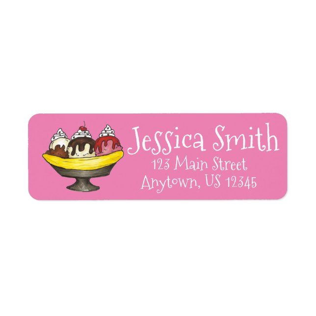 Ice Cream Social Party Dessert Banana Parco Tassin (Vorne)