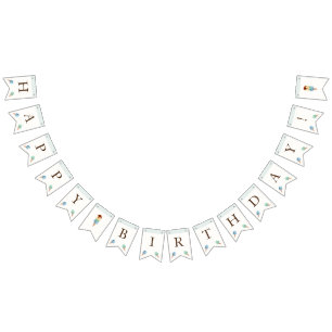 Ice Cream Theme Geburtstagsparty Wimpelkette