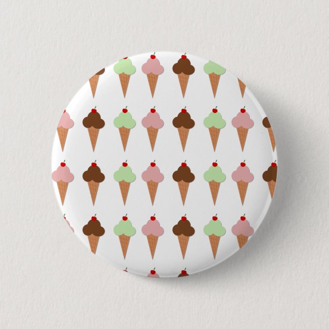Ice Cream Trio Button (Vorderseite)
