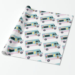 Ice Cream Truck Design Geschenkpapier