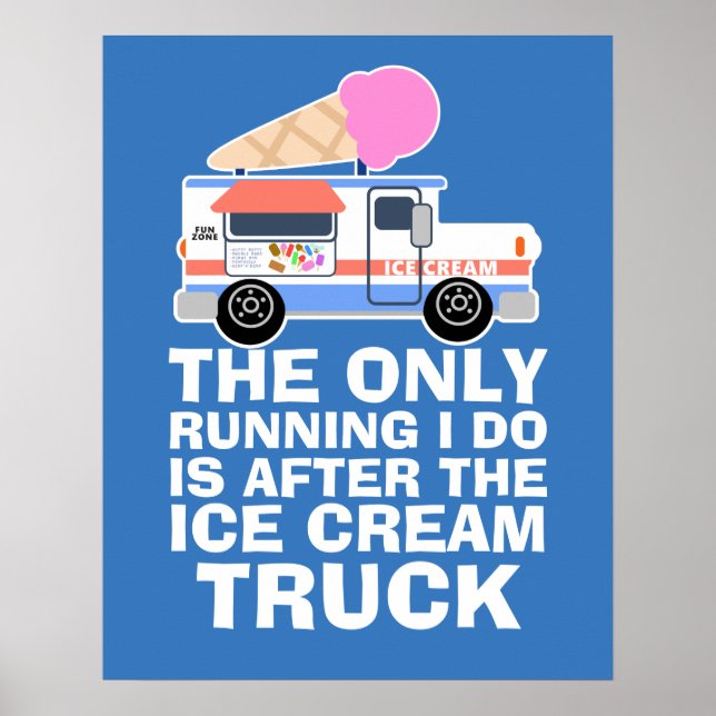 Ice Cream Truck Workout Poster (Vorne)