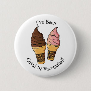 Ice-Creme-Cartoon Button