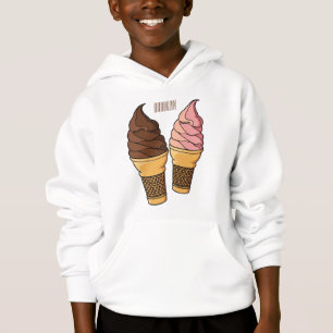 Ice-Creme-Cartoon Hoodie