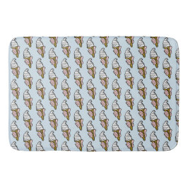 Ice Creme Cone Design Badematte