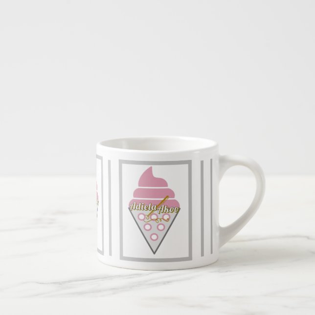 Ice Creme Espresso Tasse von Adiela Akoo (Rechts)