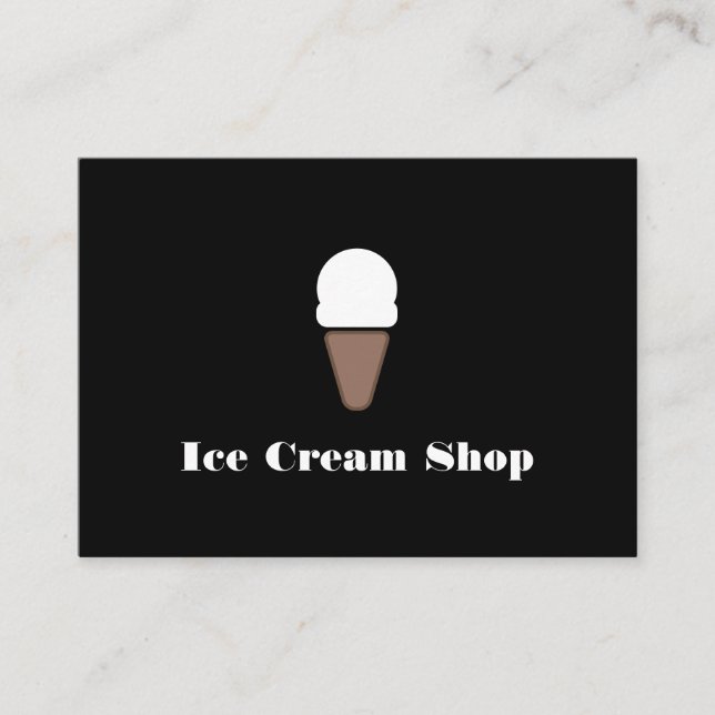 Ice Creme Icon Loyalität Treuekarte (Vorderseite)