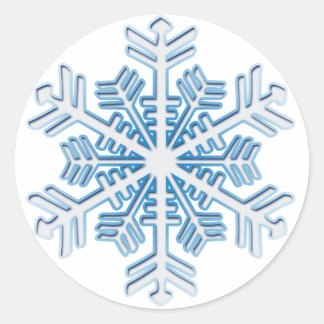Ice Crystal Snowflake Sticker
