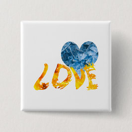 Ice - Erwärmung Liebe Button