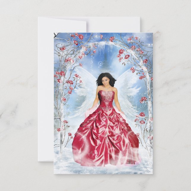 Ice Fairy Dankeskarte (Vorderseite)