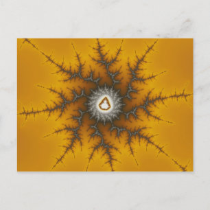 Ice Flake - Fraktal Postkarte