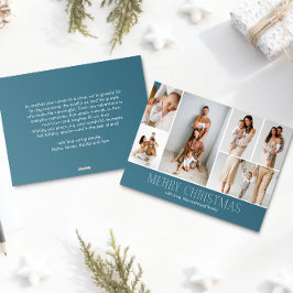 ICE Frory Christmas Elegante 6 Collage Foto Feiertagskarte